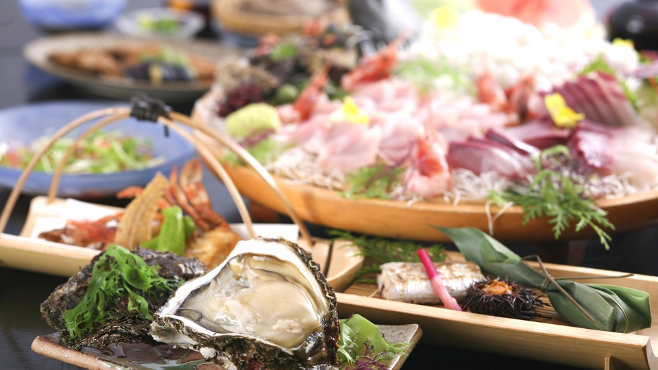 《夏の丹後新鮮海鮮会席》海水浴場まで徒歩1分★京丹後の美味しいを詰め込みました♪【夏季特典付】