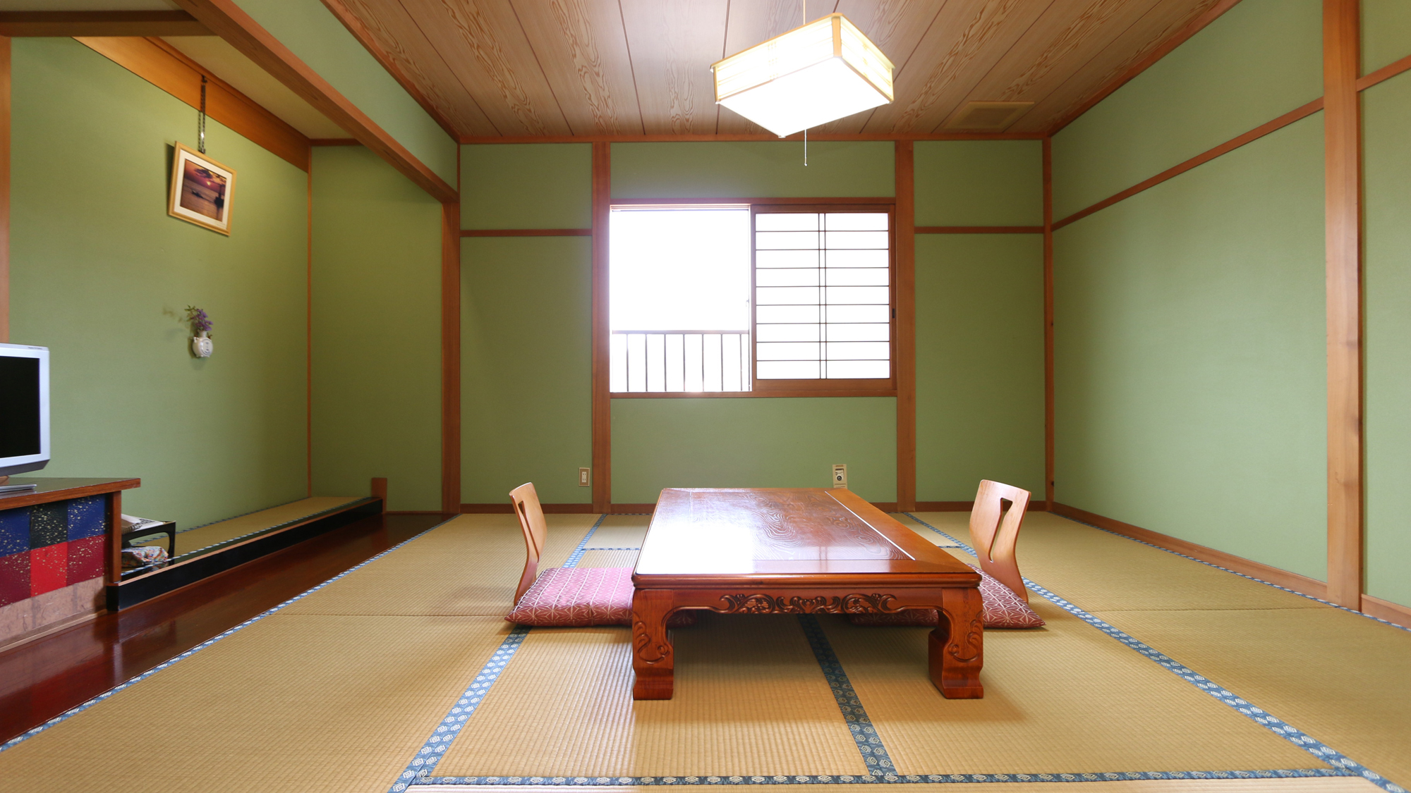 おもてなしのお部屋(純和室6畳)　冷暖房完備、館内インターネット接続できます