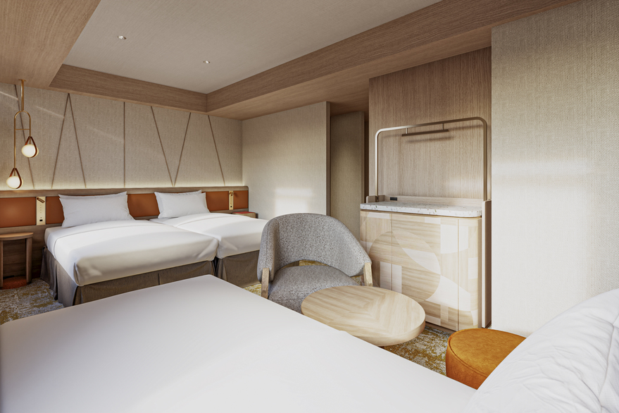 2026年2月リニューアル/デラックスツイン(3ベッド)