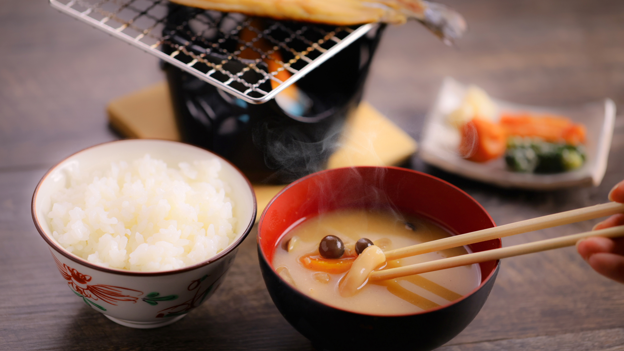 【ご朝食】長野県産こしひかりをご用意しております