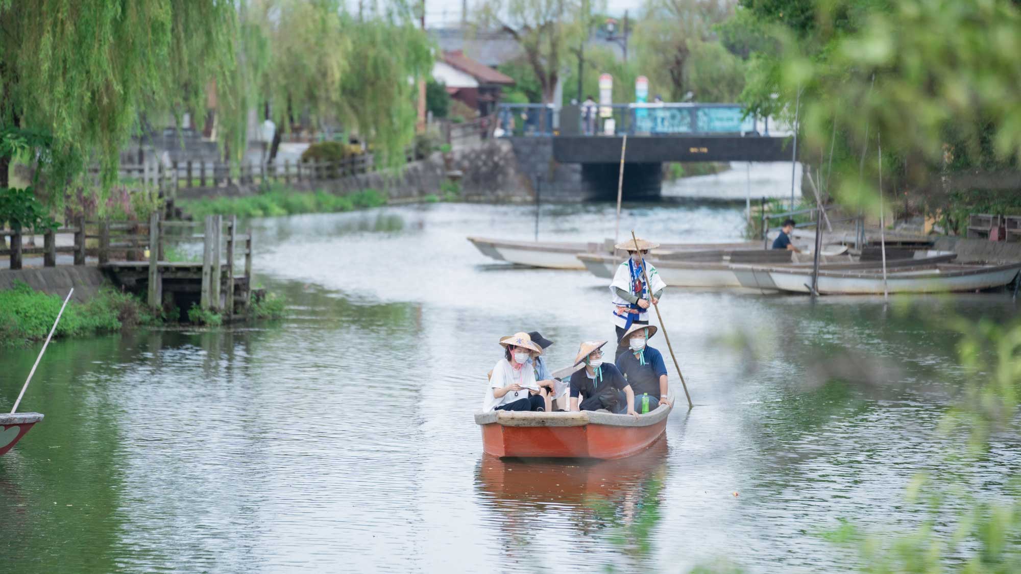 【周辺観光】北原白秋のふるさと水郷柳川川下りは、ひとときの舟旅。四季折々の楽しみ方で。＜車で18分＞