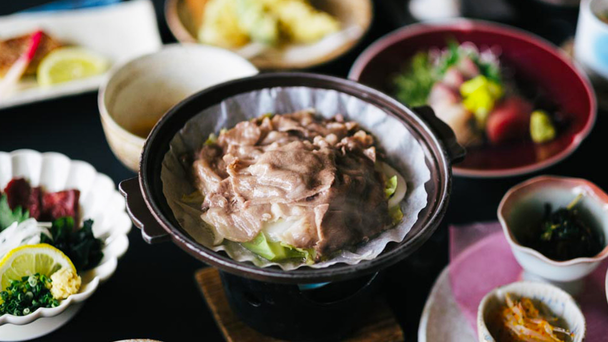 【夕食一例】柳川和牛