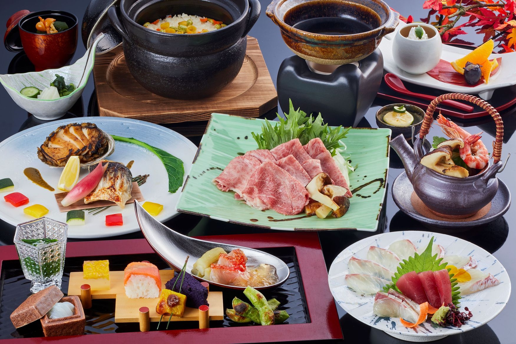 ワンランク上の会席★鮑ステーキ付【デラックスコース】