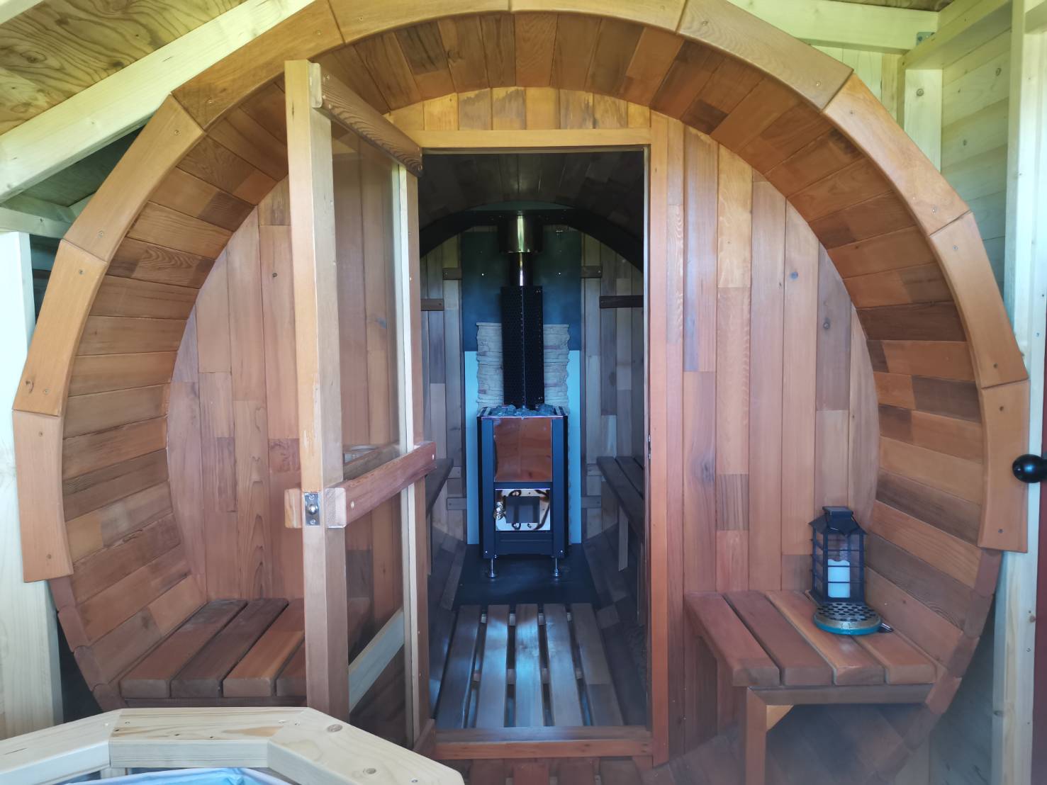 バレルサウナ正面