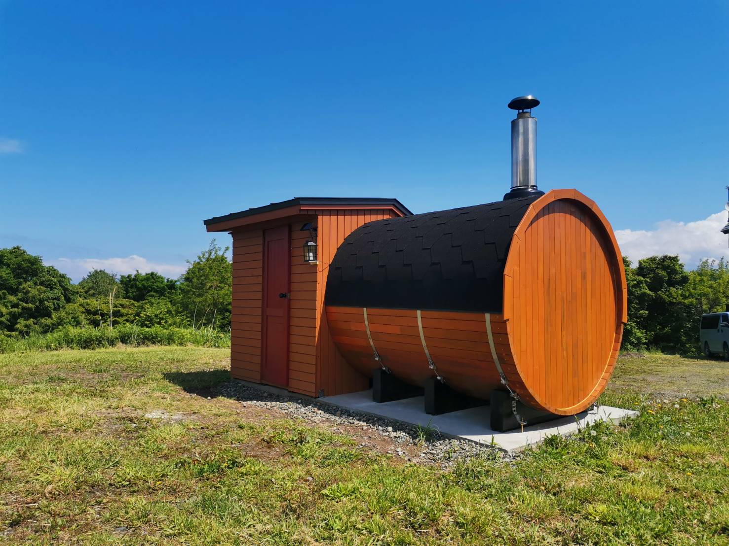 バレルサウナ全景