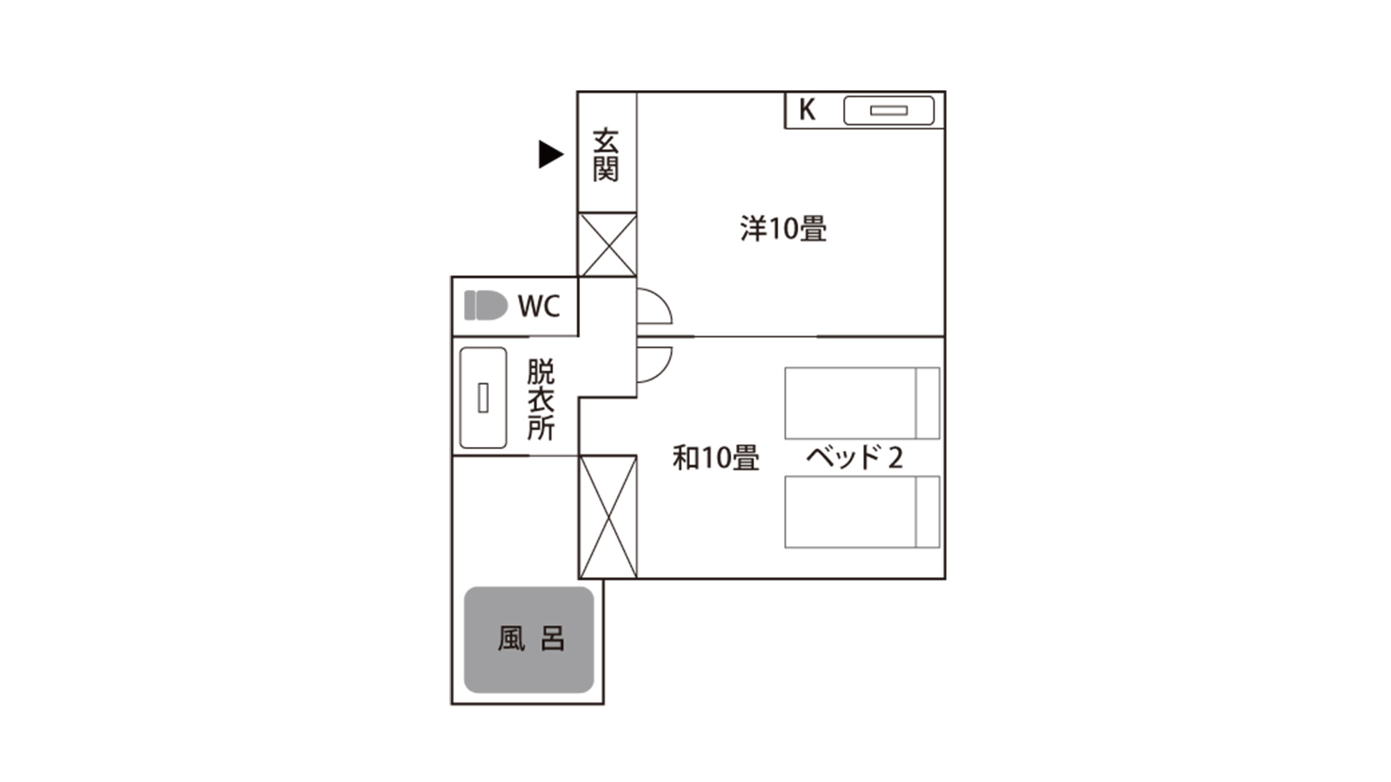 【拾番】間取り