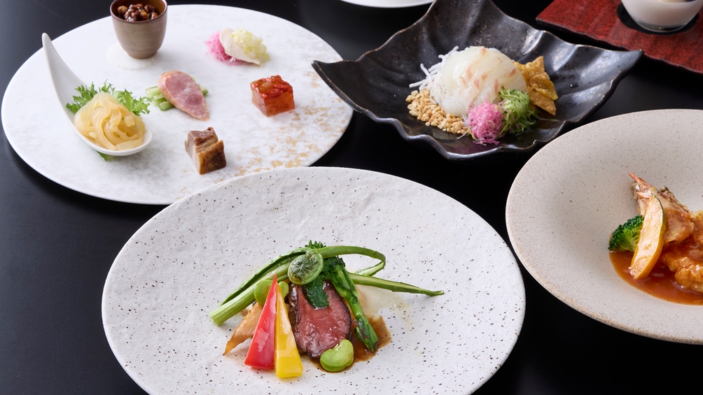 広東スタイル中国料理ディナーコース付きステイ　2食付