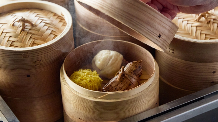 広東中国料理　ワンドリンク＆飲茶コース付ステイ　2食付