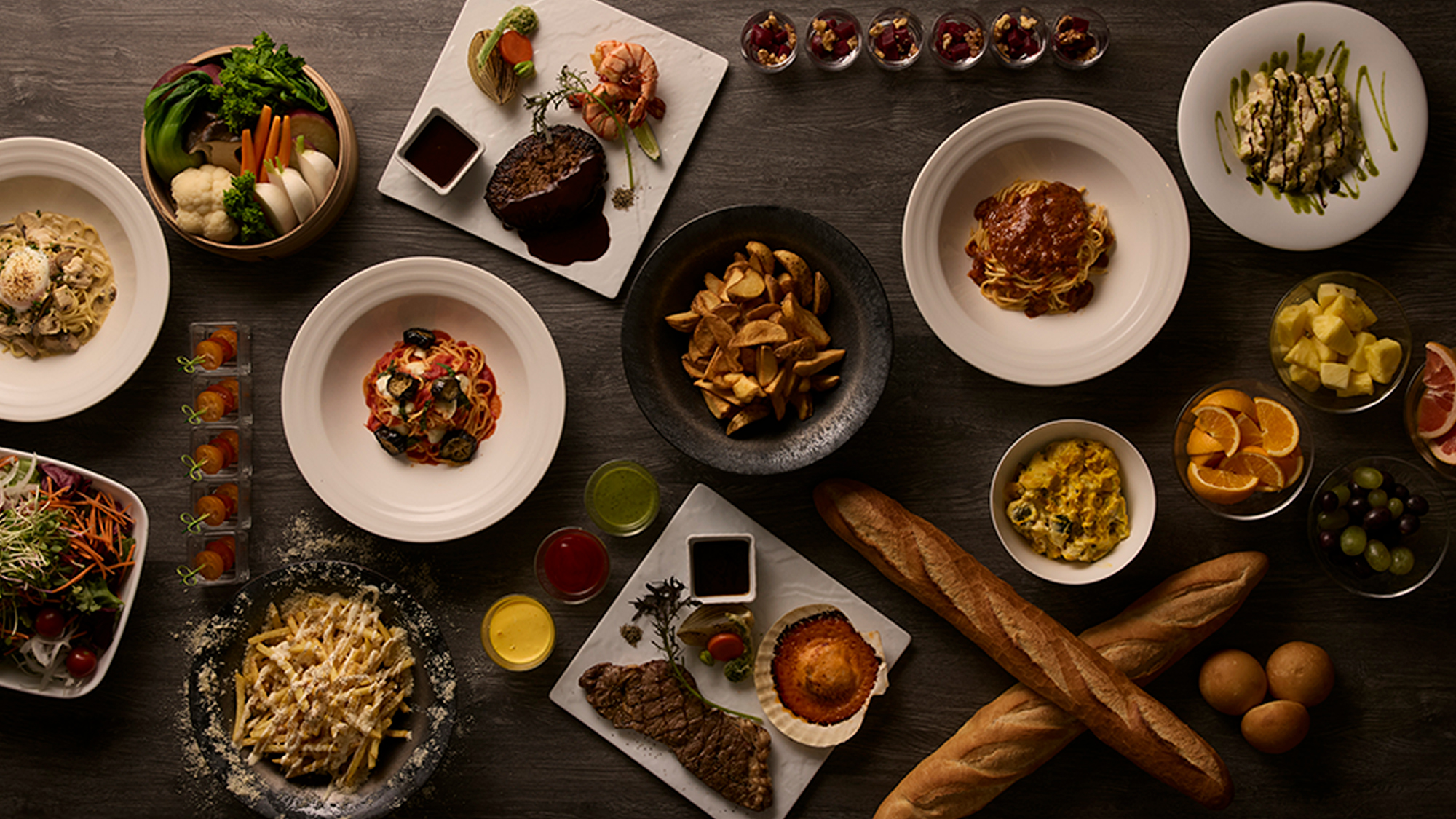 選べるメインとセミビュッフェ