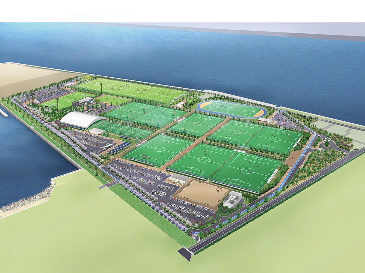 日本最大規模のサッカー・ナショナルトレーニングセンター「J-GREEN」