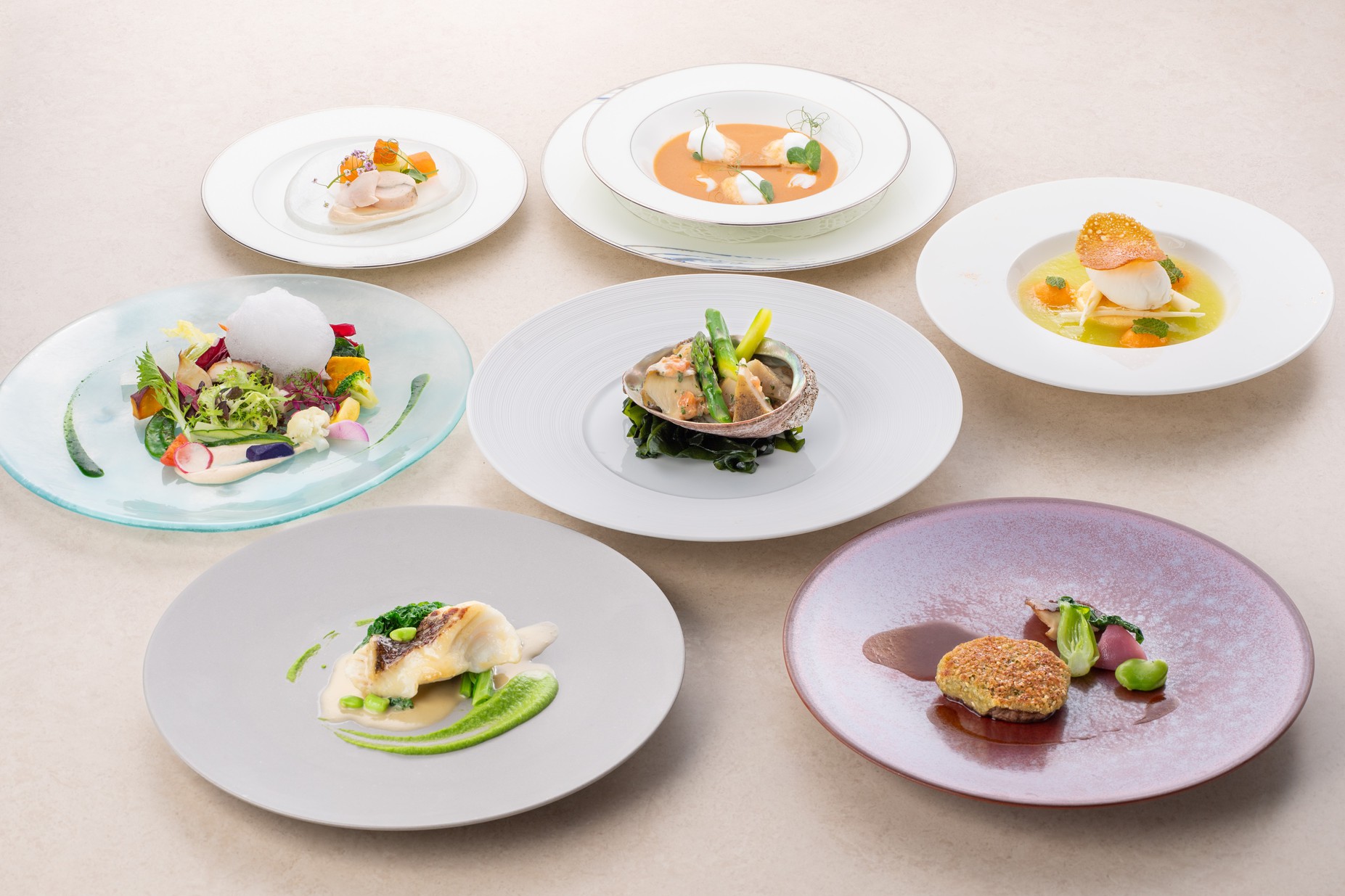 海の幸フランス料理「エレガンス」(2026年4月～9月)