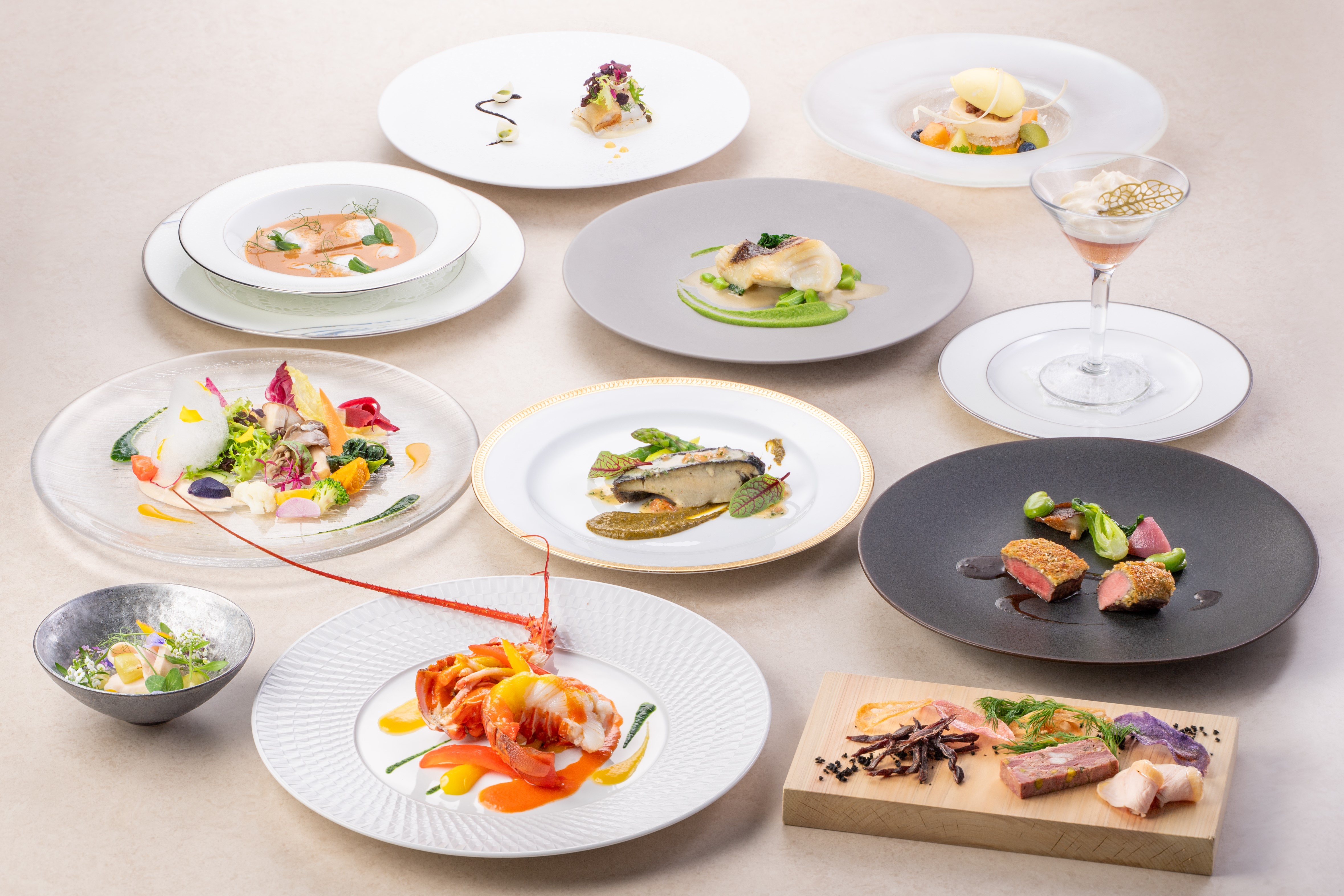 海の幸フランス料理「デギュスタシオン」(2025年4月～9月)