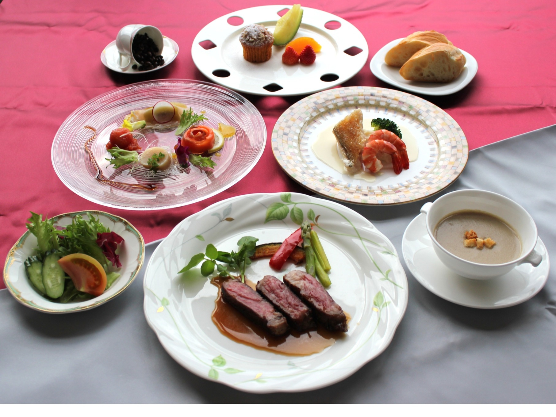 【オリーブ牛】洋コース「オリー牛のステーキ」ほか☆1泊2食付プラン♪