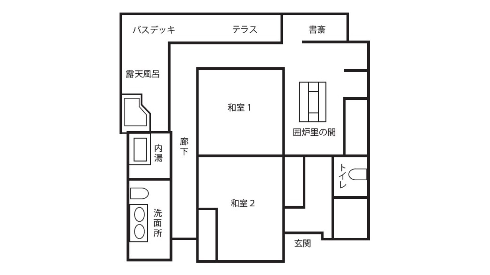 【本館】欅タイプ　間取り図