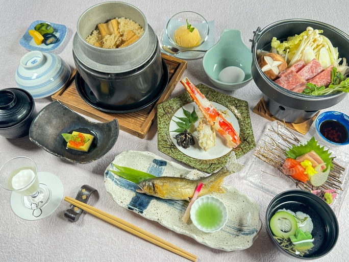 【少美食】里山の隠れ宿で味わう秀味会席