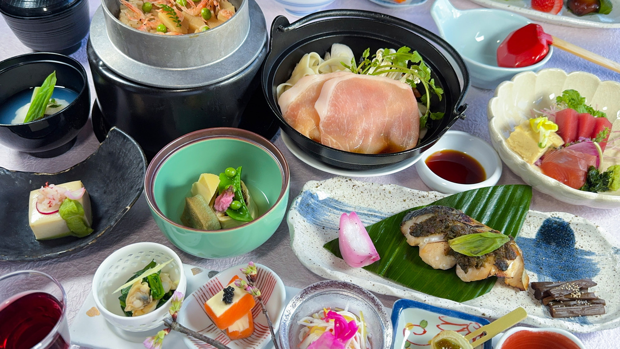 【群馬の物語会席】春のおしながきイメージ