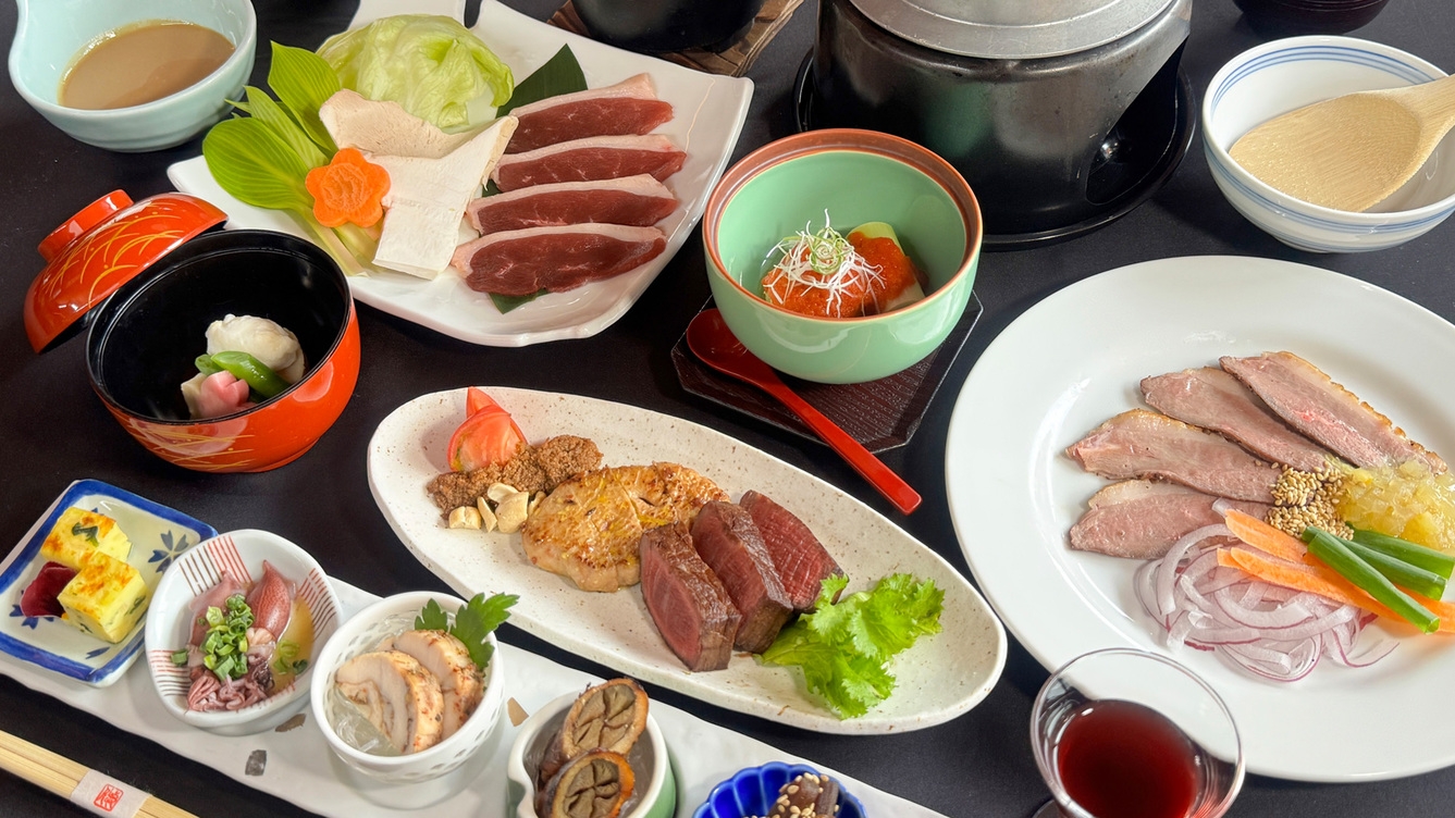 【極】鴨と軍鶏の美食「贅沢会席」プラン