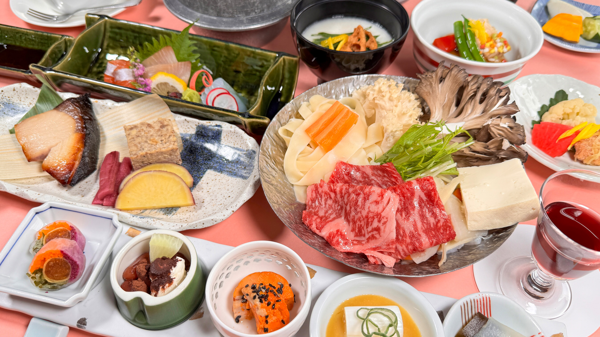 【群馬の物語会席】冬のおしながきイメージ