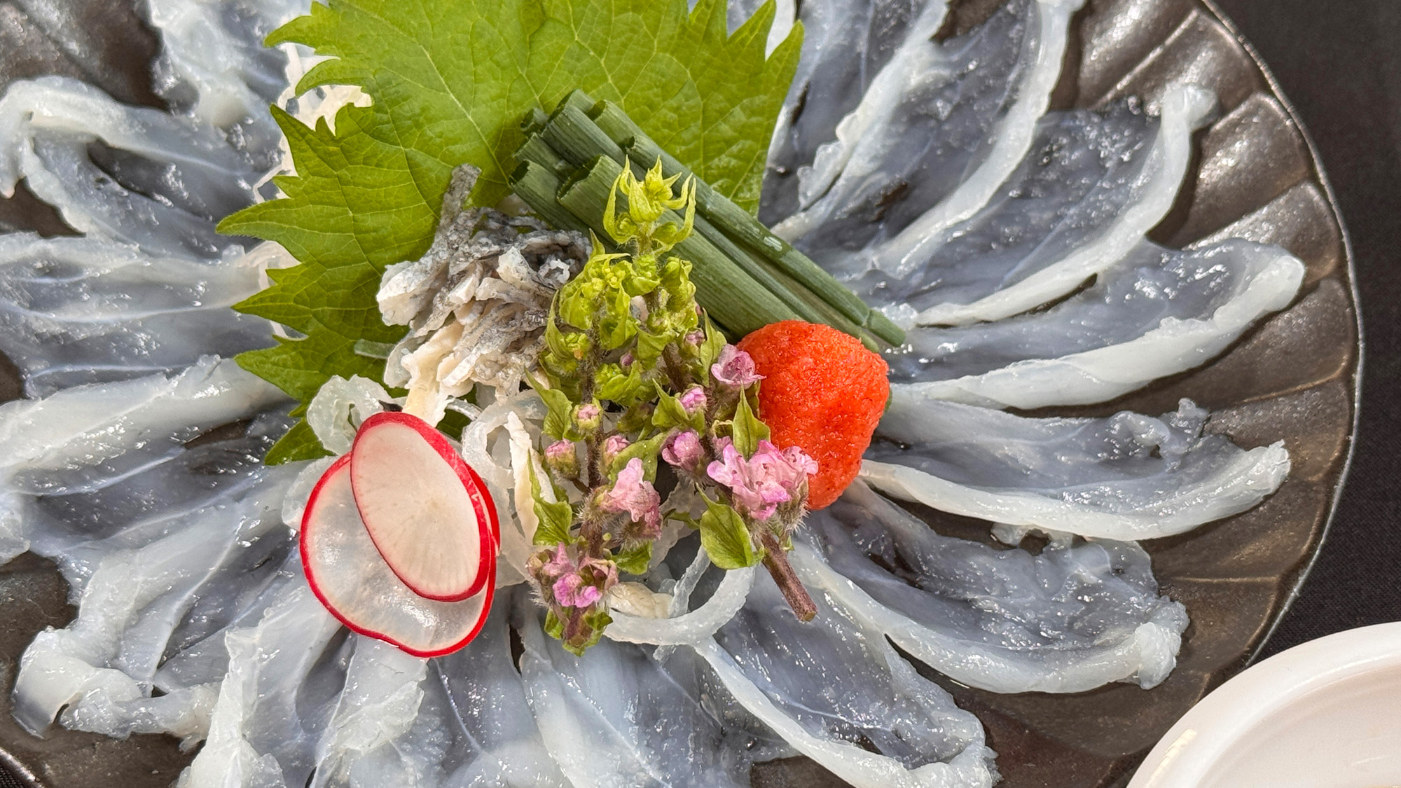 「お造り」ふぐ刺し