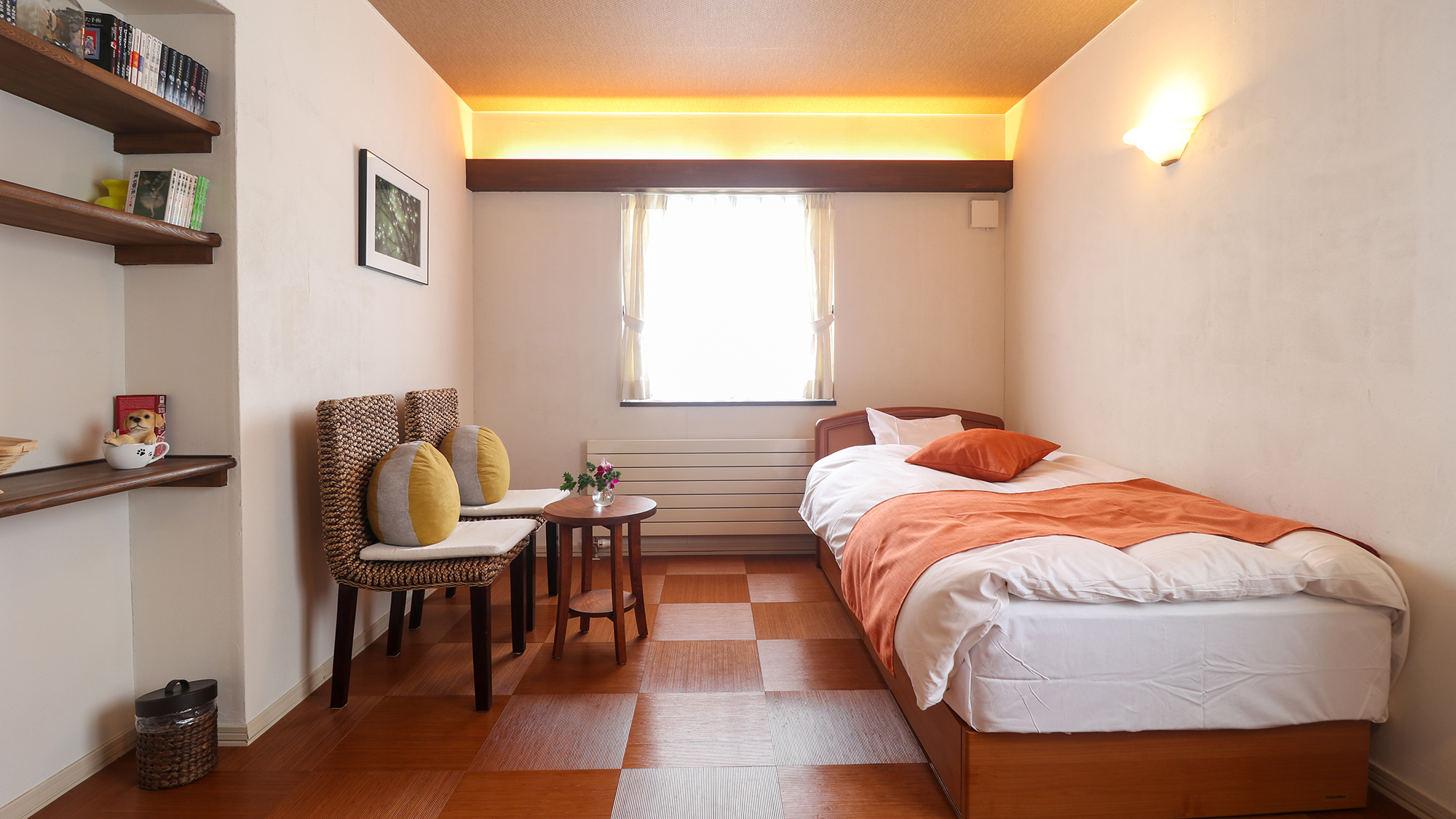 #楽-raku-　ひとり旅でも安心してお過ごしいただけます。のんびりお寛ぎください。