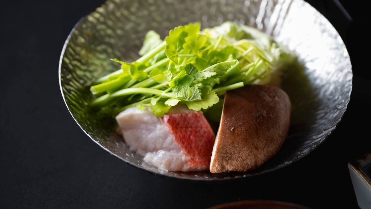 【基本プラン】月替わり金目鯛料理付き「守破離創作会席プラン」