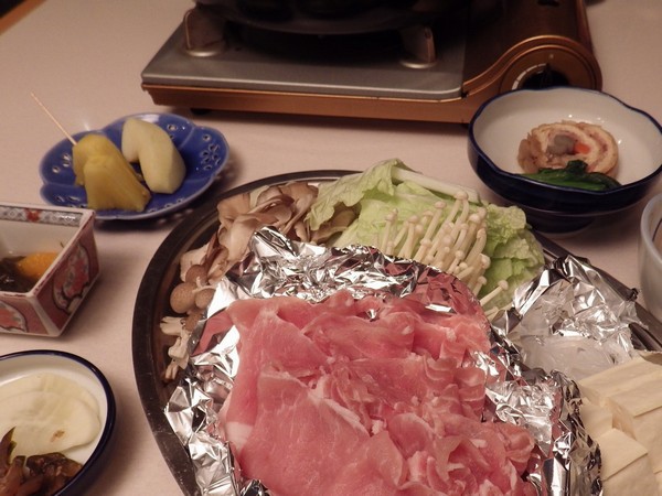 美味し〜い 伊達黄金豚のすき焼きコース