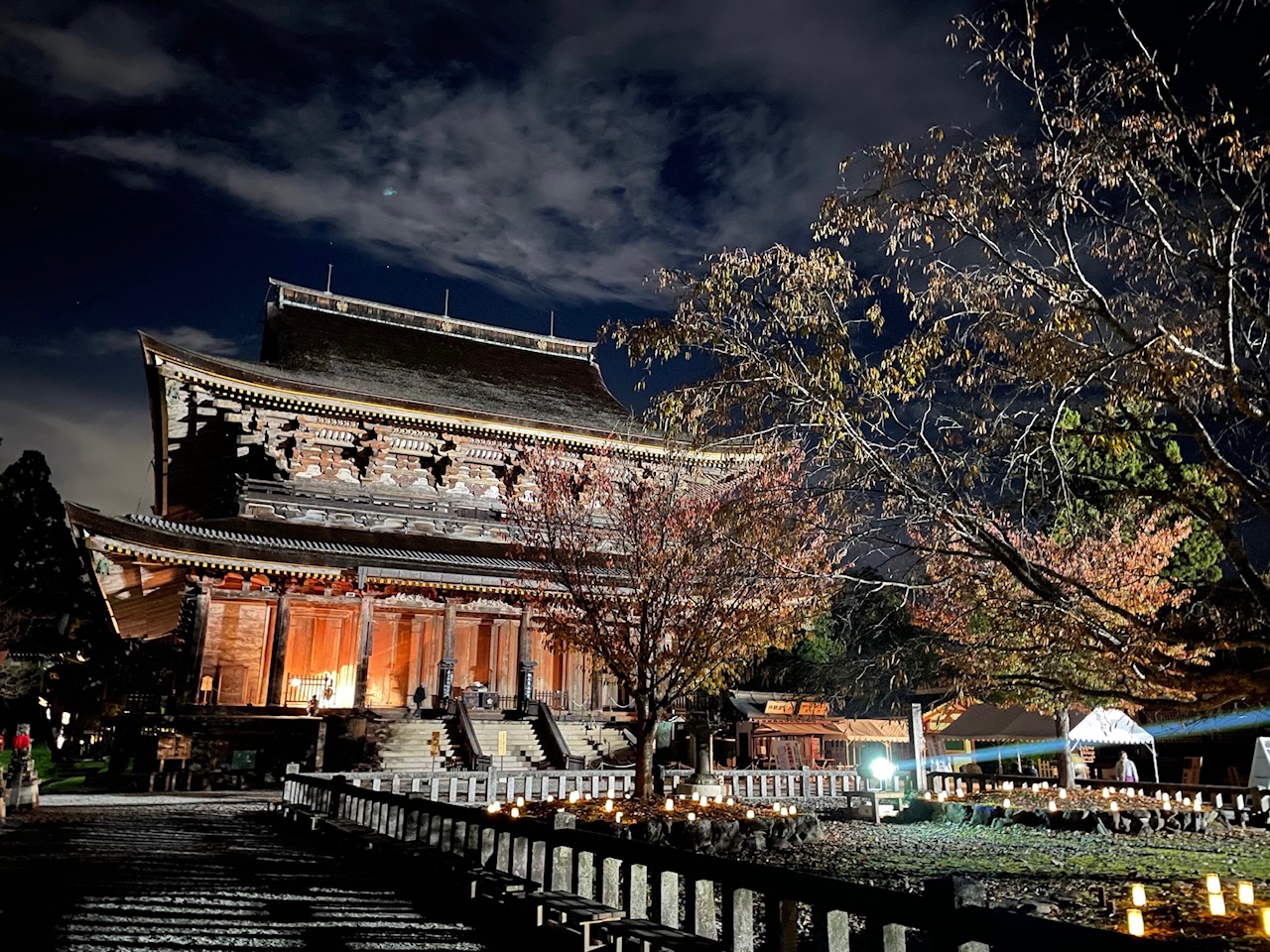 金峯山寺・夜間拝観