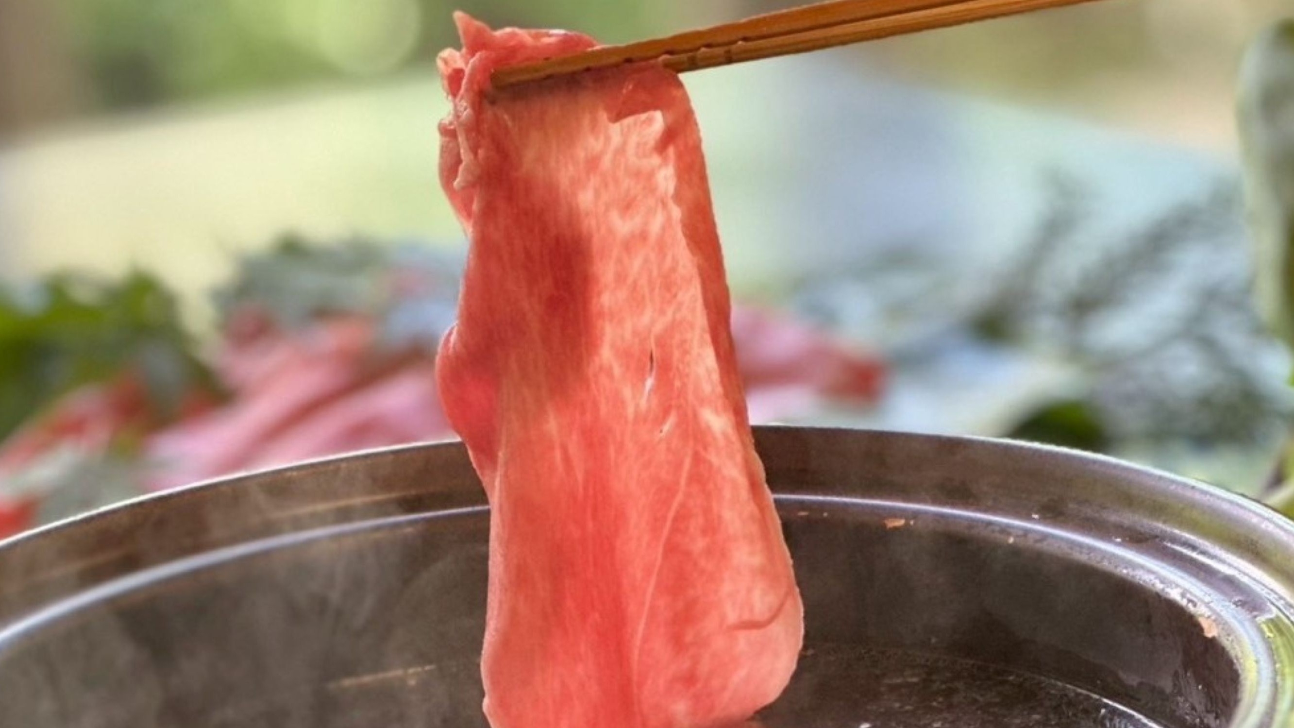 A5等級飛騨牛のしゃぶ鍋会席＜料理長こだわりの”飛騨牛白扇揚げ(天ぷら)”も絶品！＞