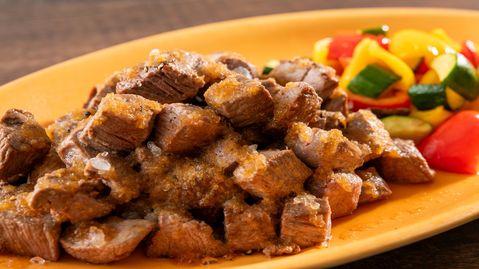 朝食バイキングイメージ　モーニングサイコロステーキ