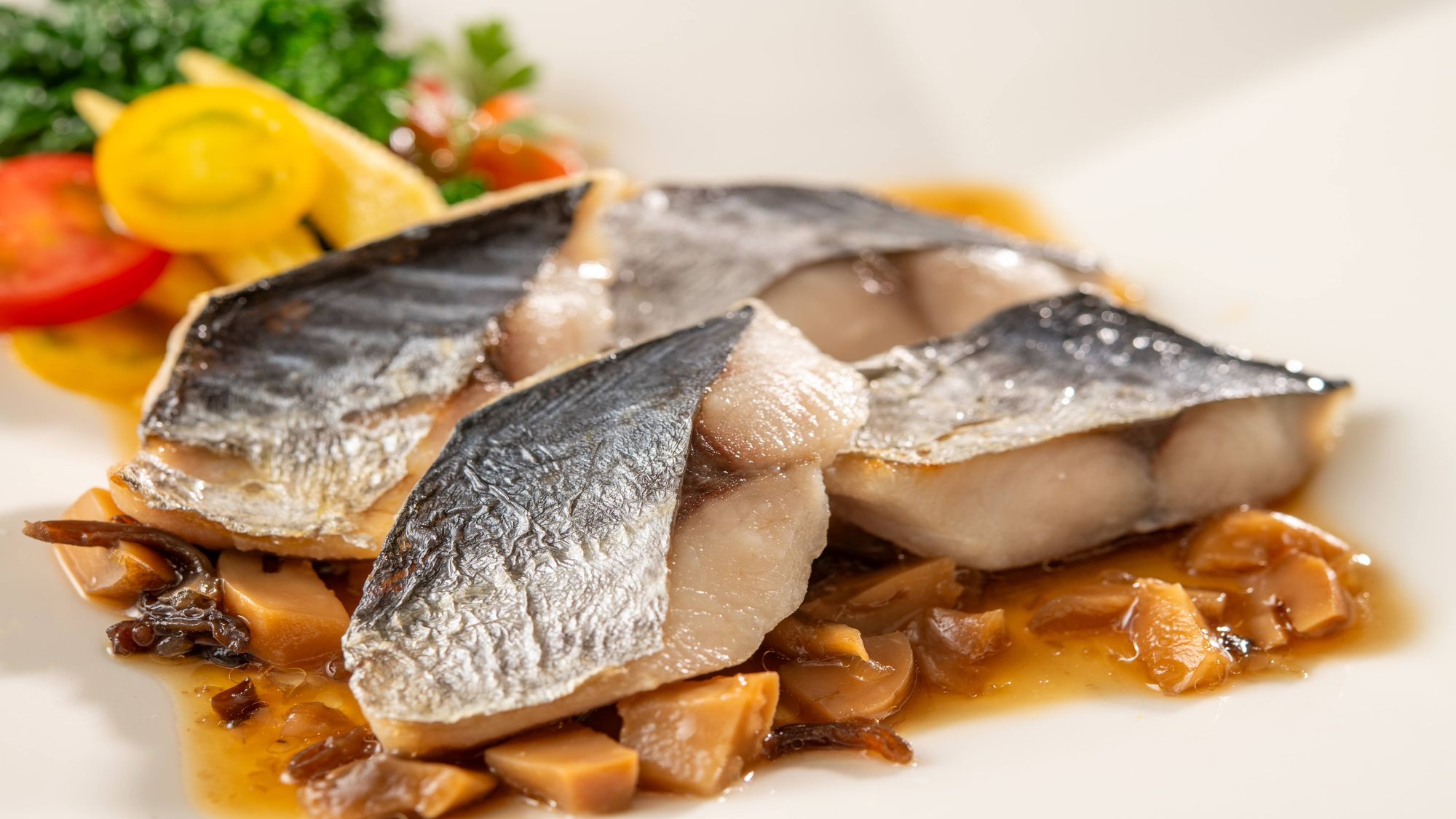 サワラのソテー 和風きのこソース