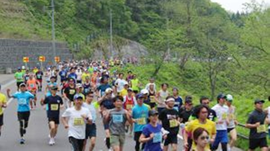 *【錦秋湖マラソン】毎年5月開催予定！新緑の爽やかな風を浴びて走ります。