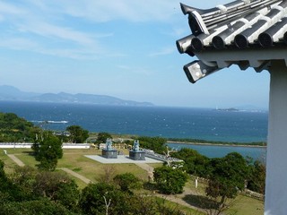 富岡城から見える景色【当ホテルよりお車で約3分】