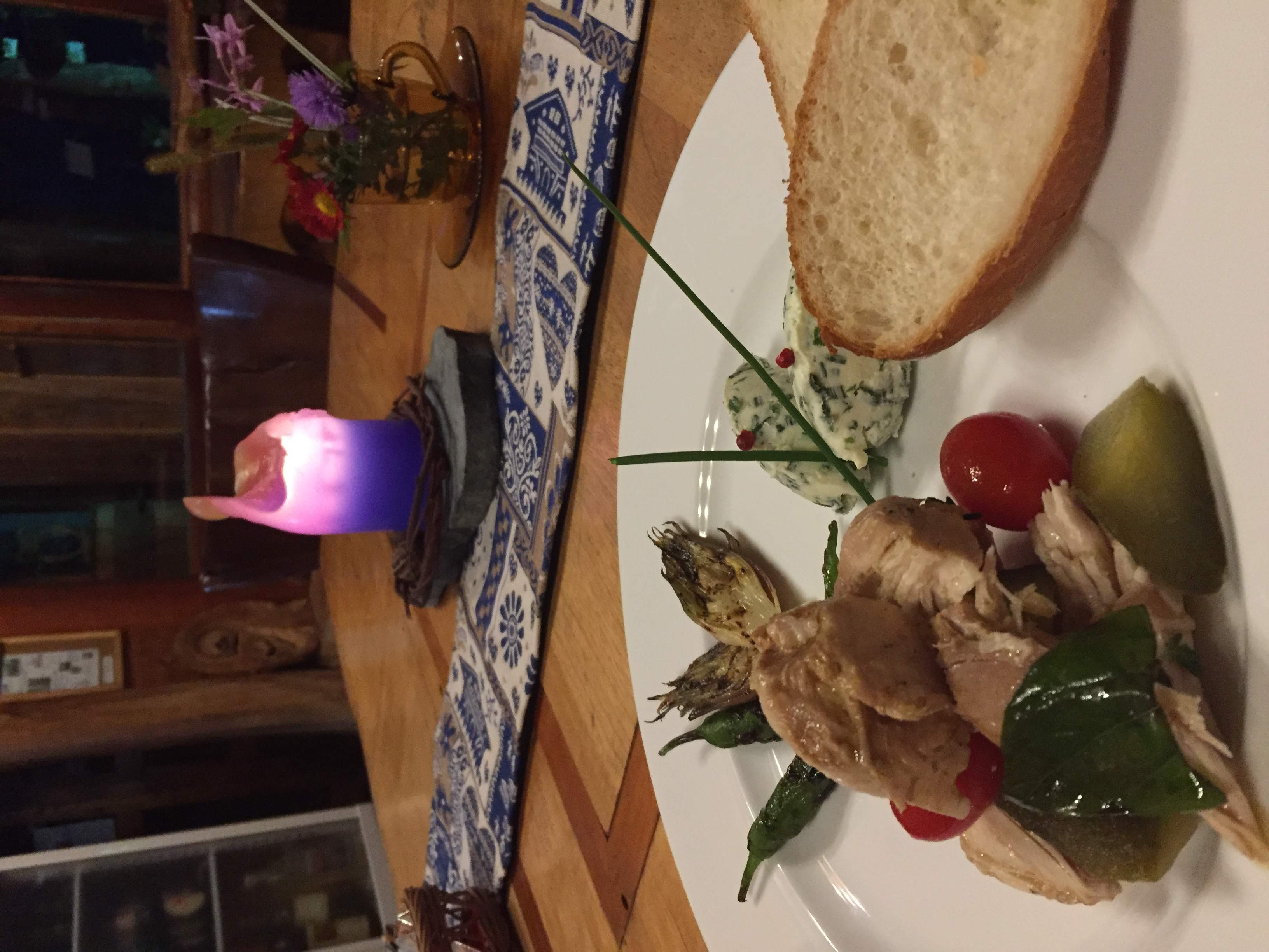 キャンドルとアンティパスト