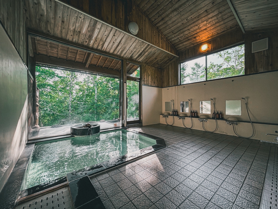 ＜土祝日プラン＞素泊まり + 白樺林露天風呂付公共温泉