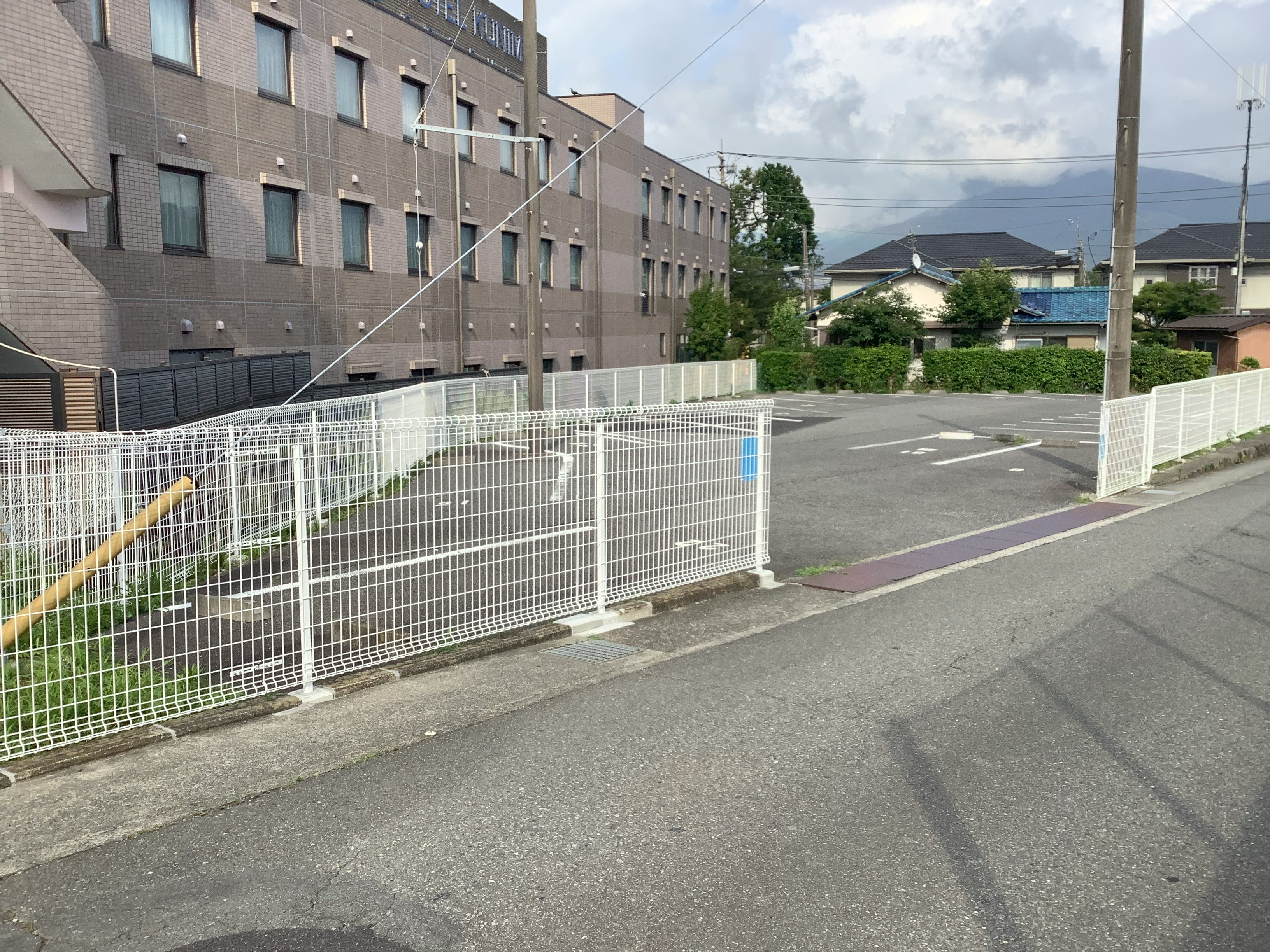 第一駐車場入り口