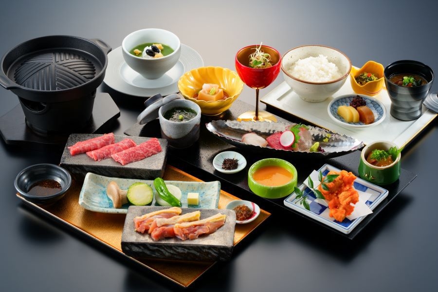 【さき楽45】早めに予約でお得に！おおいた豊後牛と冠地どりの食べ比べプラン≪2食付き≫