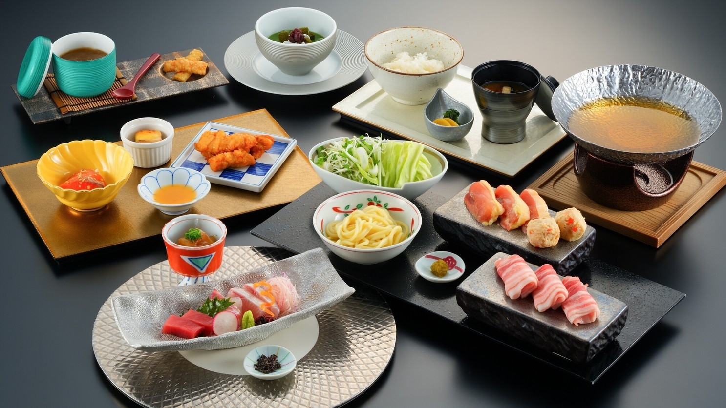 【さき楽45】●早割でお得に●【地元食材×季節の食材】お手頃なボリュームの2食付きプラン