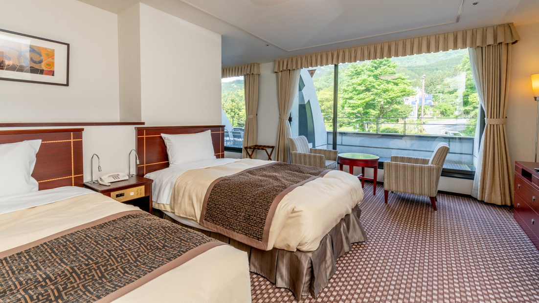 洋室スタンダードツイン５０平米（箱根側）