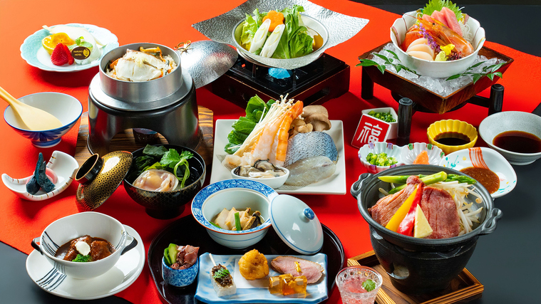 ★温泉会席ー江合ー　イメージ料理　※季節により異なります。