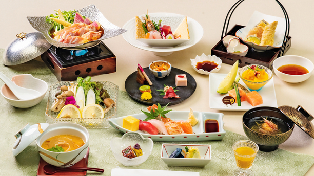 ★温泉会席ー江合ー　イメージ料理　※季節により異なります。