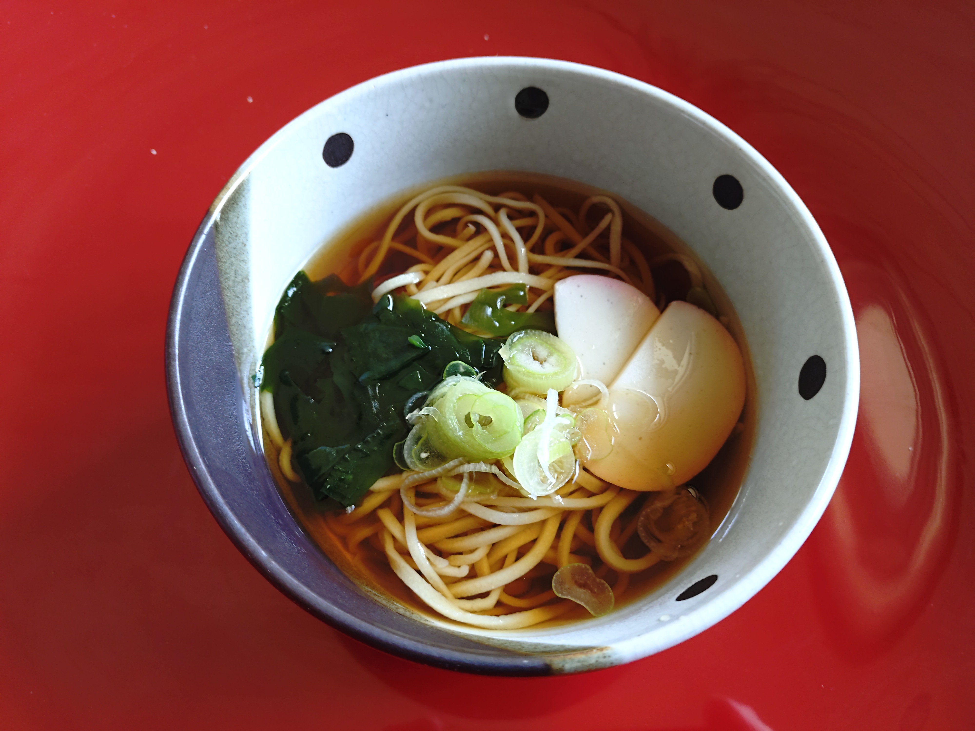 【ご朝食】渾身の一杯、丁寧にシンプルに仕上げたミニかけ蕎麦