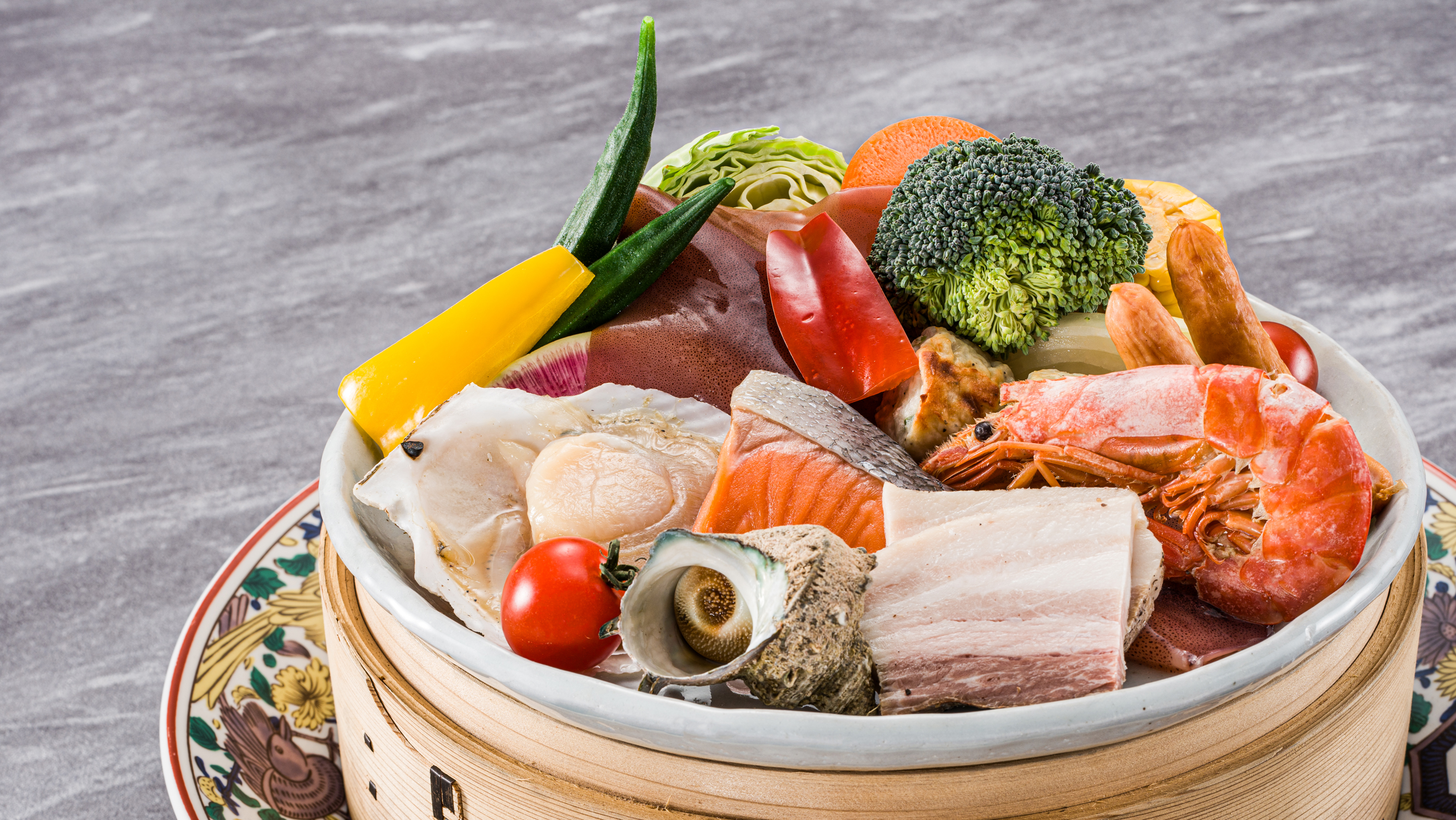 ●ブランド和牛しゃぶしゃぶ&times;蒸篭蒸しハーフブッフェ　イメージ