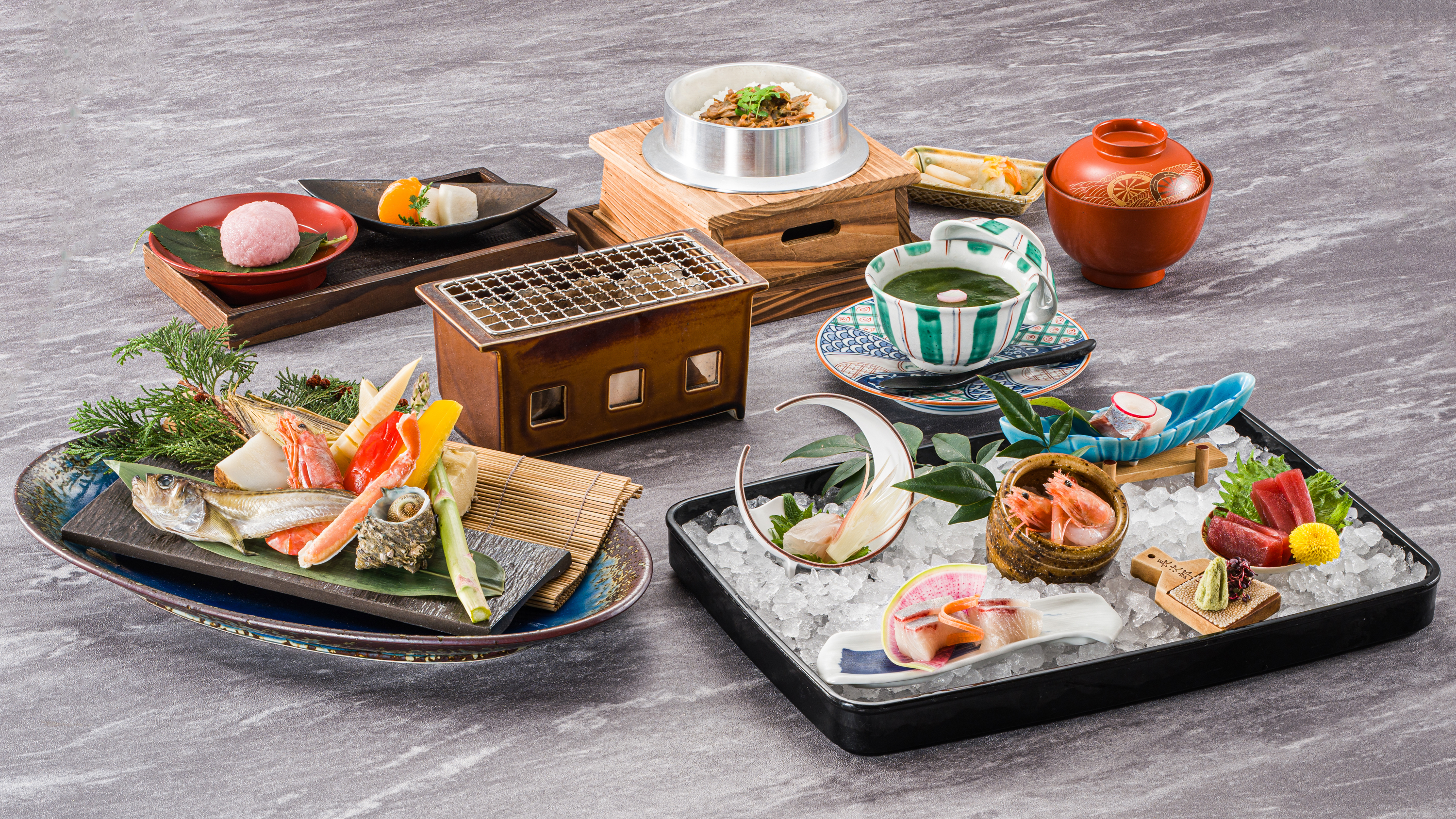 ●カジュアルコース　炭火焼　一例