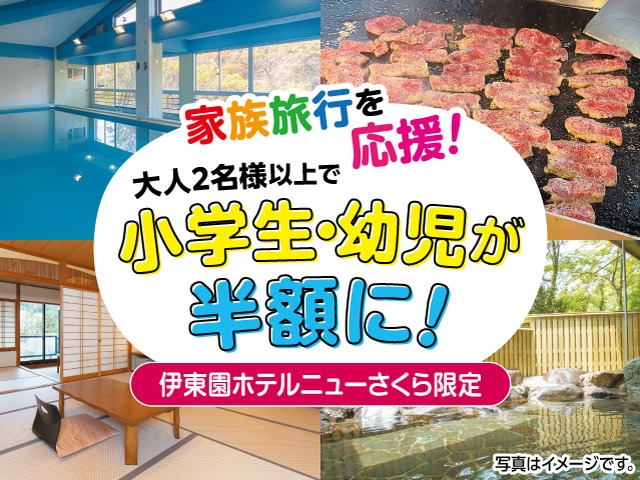 【お子様半額】家族旅行応援！鬼怒川温泉で夏のお得旅！一泊二食付きバイキングプラン