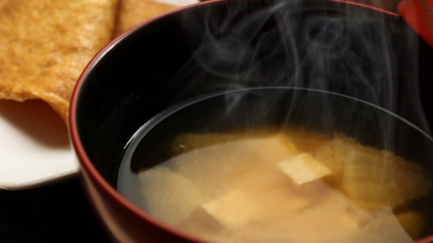 【料理】 朝食 味噌汁（一例）