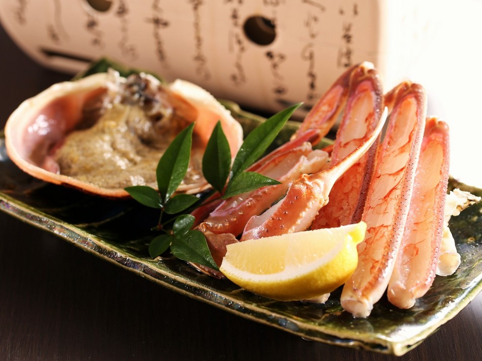 Grilled Tsuiyama crab and shell miso
