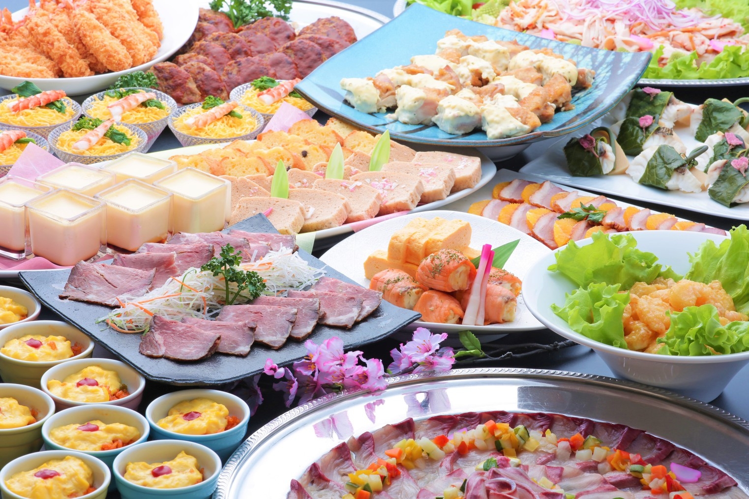 【６月限定】夕食バイキング宿泊プラン！揚げたて天ぷらにローストビーフ★和洋のお料理40種が食べ放題♪
