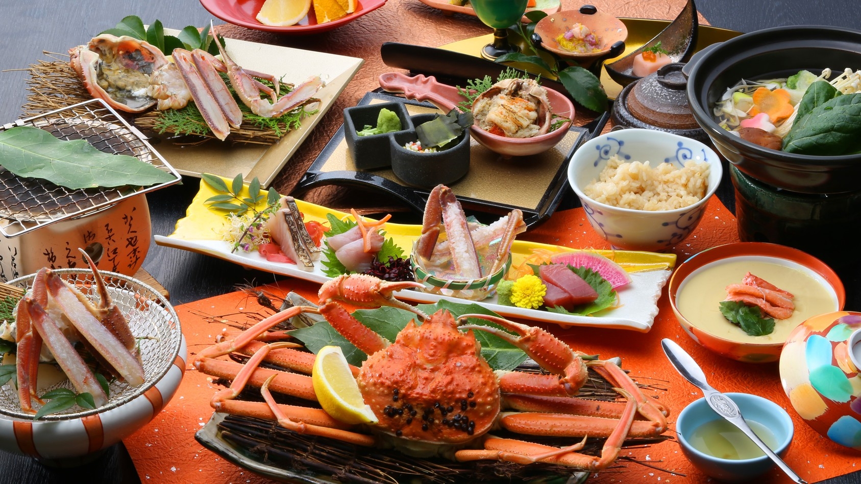 【年末年始】蟹尽くし「松葉蟹・スペシャル会席プラン」≪夕食個室確約≫【夕・朝食付】