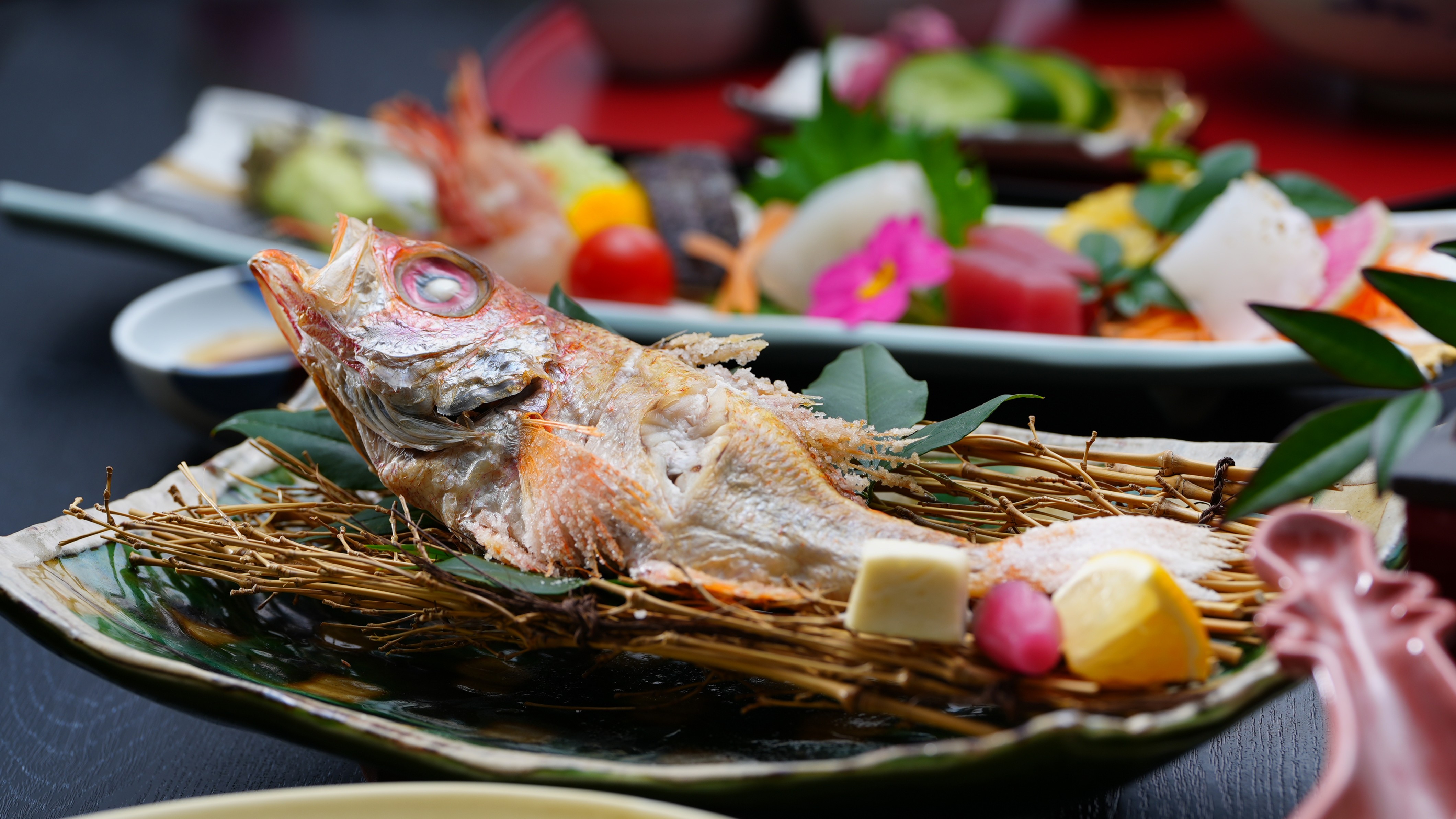 春の極上会席　のどぐろ塩焼き
