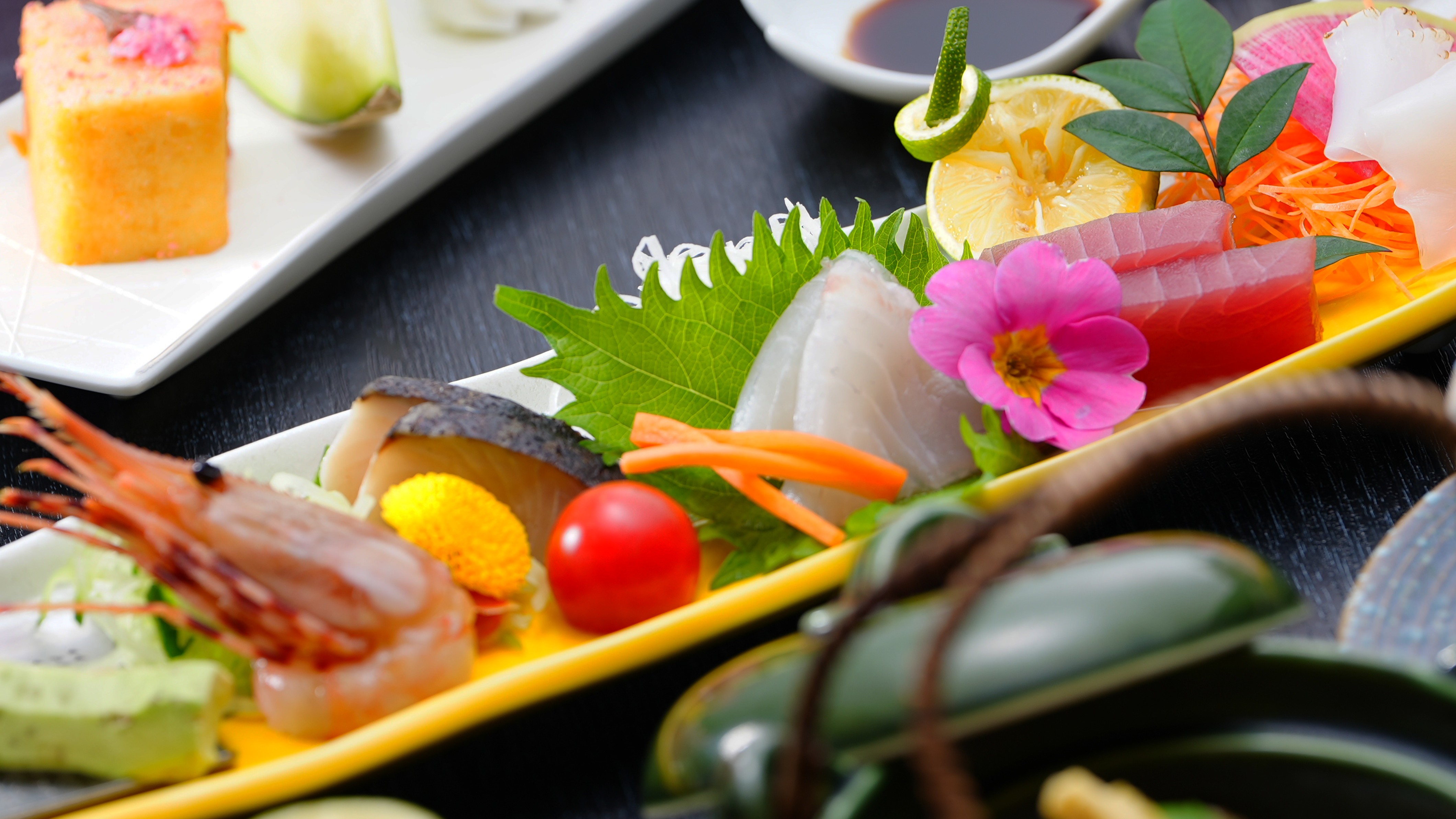 新鮮な魚を贅沢に。